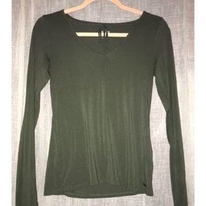 Hollister Green Long Sleeve Shirt